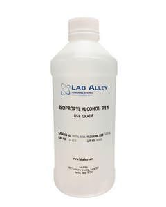 Isopropyl Alcohol 91% USP Grade, Kosher, Halal