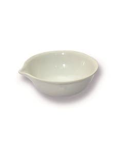 Porcelain Evaporating Dish, Round Form