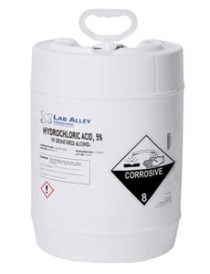 Hydrochloric Acid 5% Solution In Denatured Alcohol