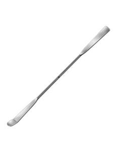 Spatula, Stainless Steel, One End Flat, One End Bent