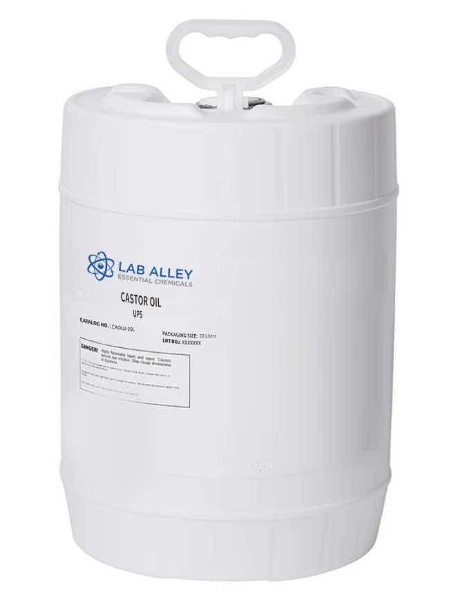 Castor Oil, Cold Pressed, USP Grade, Kosher