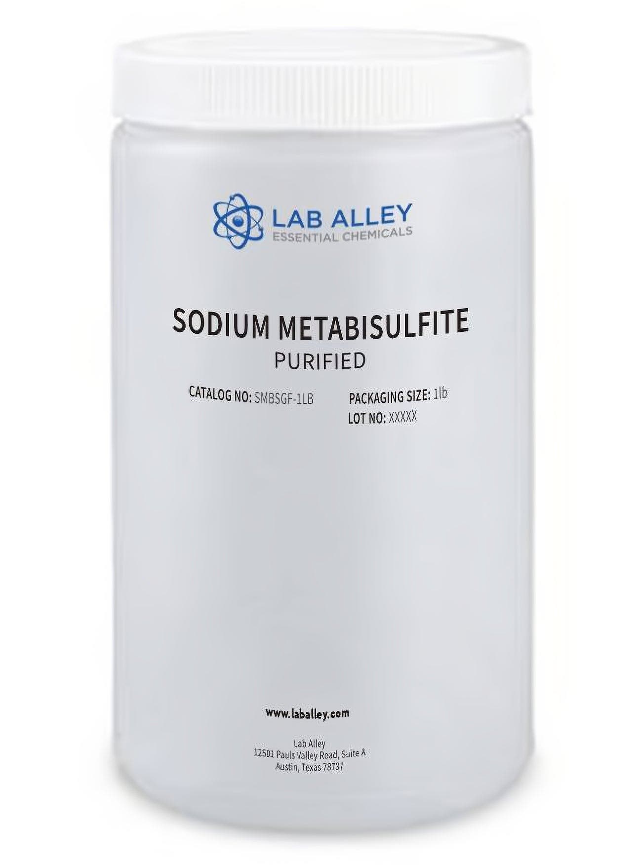 Sodium Metabisulfite, Crystalline Powder, FCC, Kosher