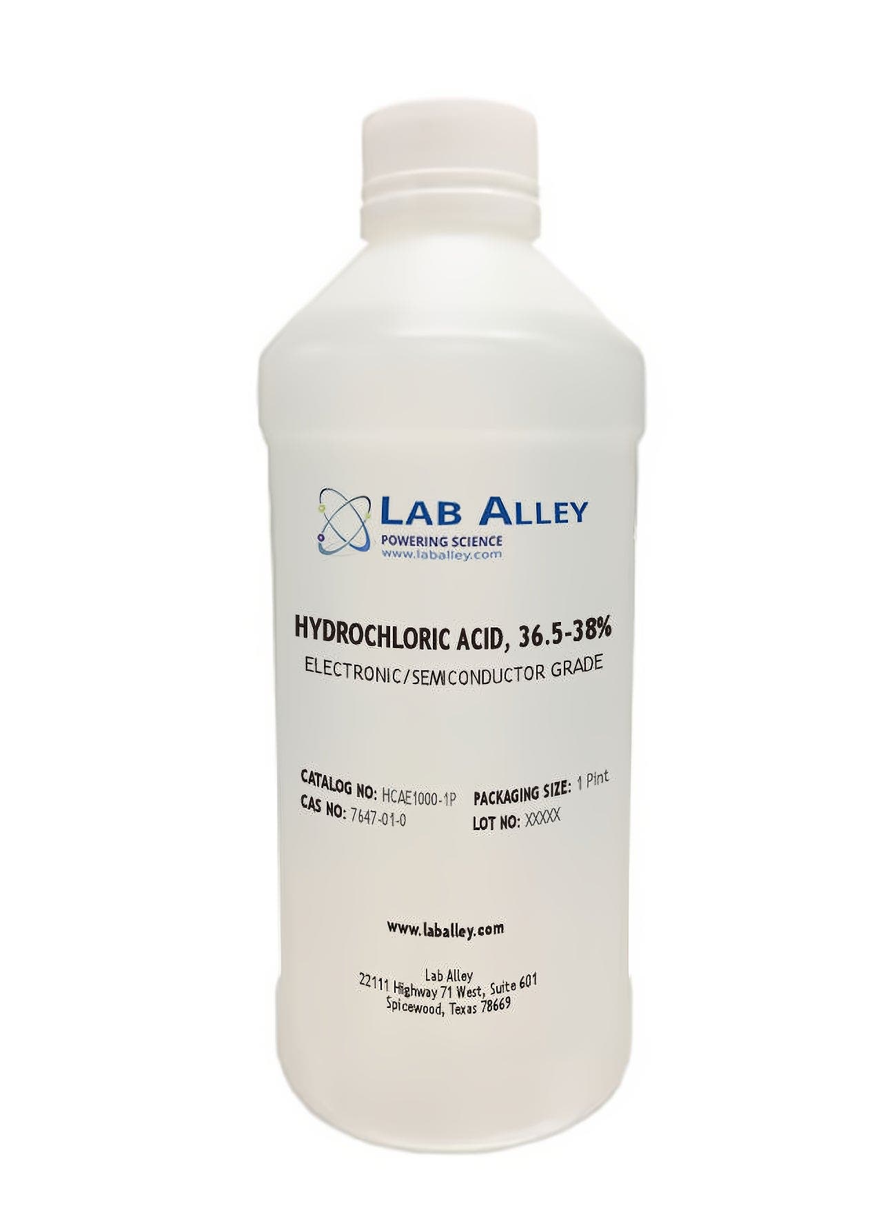 Hydrochloric Acid 37% Solution, Semiconductor Grade