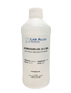 Hydrochloric Acid 37% Solution, Semiconductor Grade