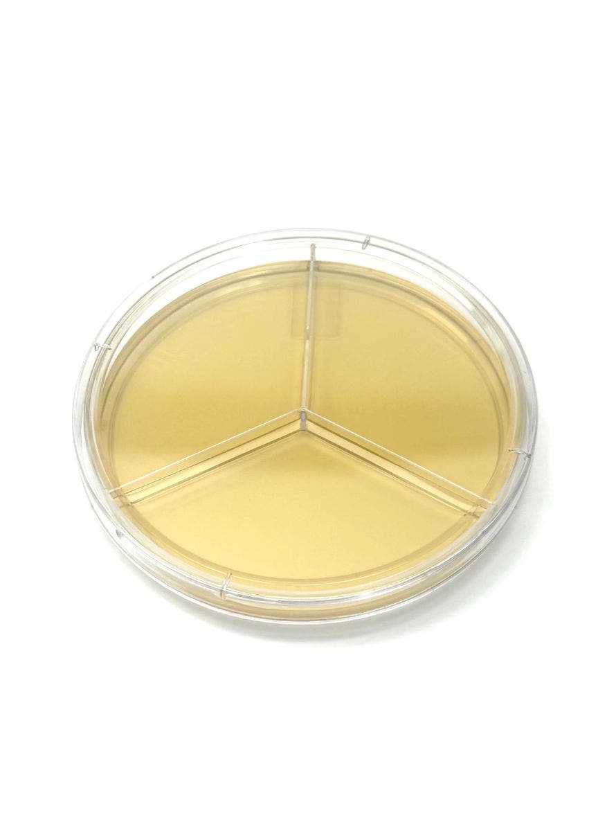 Nutrient Agar Tri-Plates, 10-Pack, Case of 5