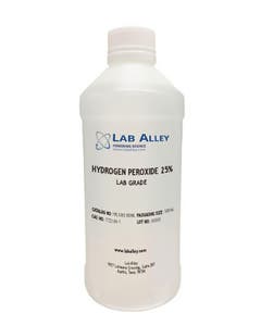Hydrogen Peroxide 25% Solution, Lab Grade