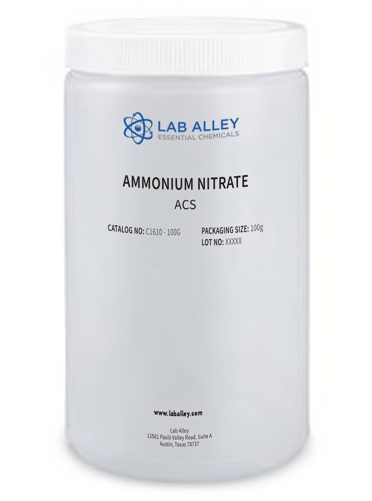 Ammonium Nitrate Crystal ACS Grade | Lab Alley