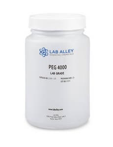 Polyethylene Glycol (PEG) 4000, Granular, Lab Grade, Kosher