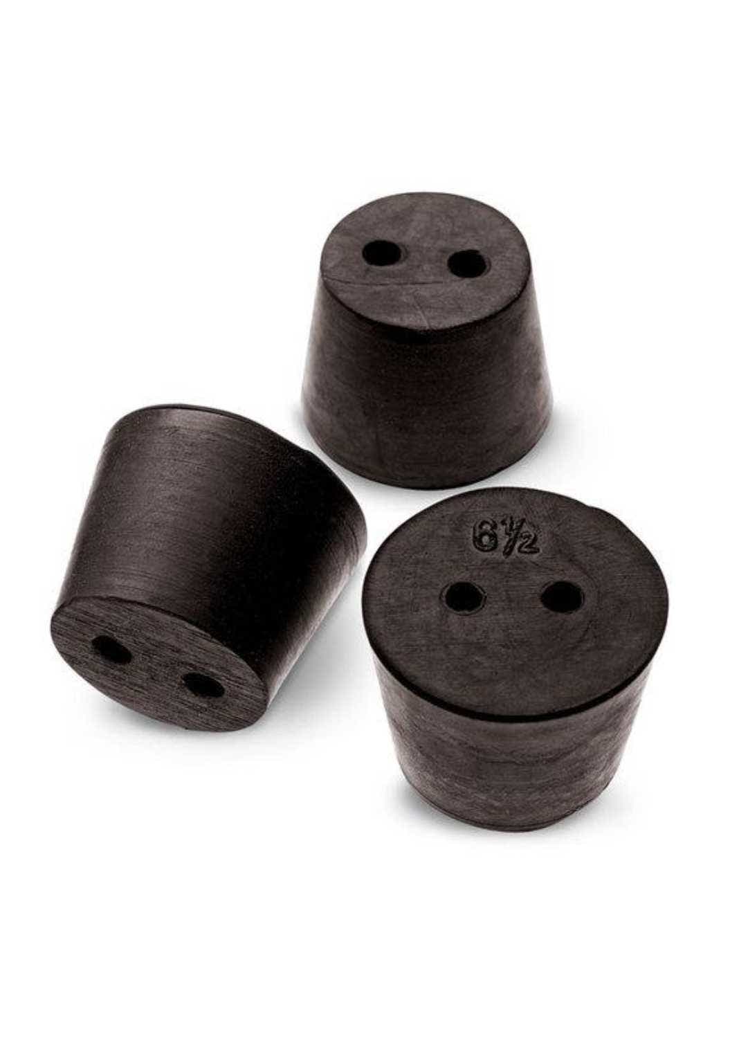 Rubber Stoppers with 2 Holes