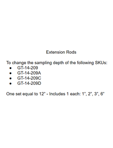 Extension Rods For Bacon Bomb Samplers