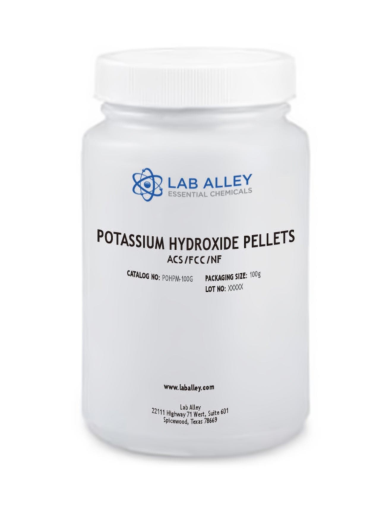 Potassium Hydroxide Pellets ACS/FCC/NF