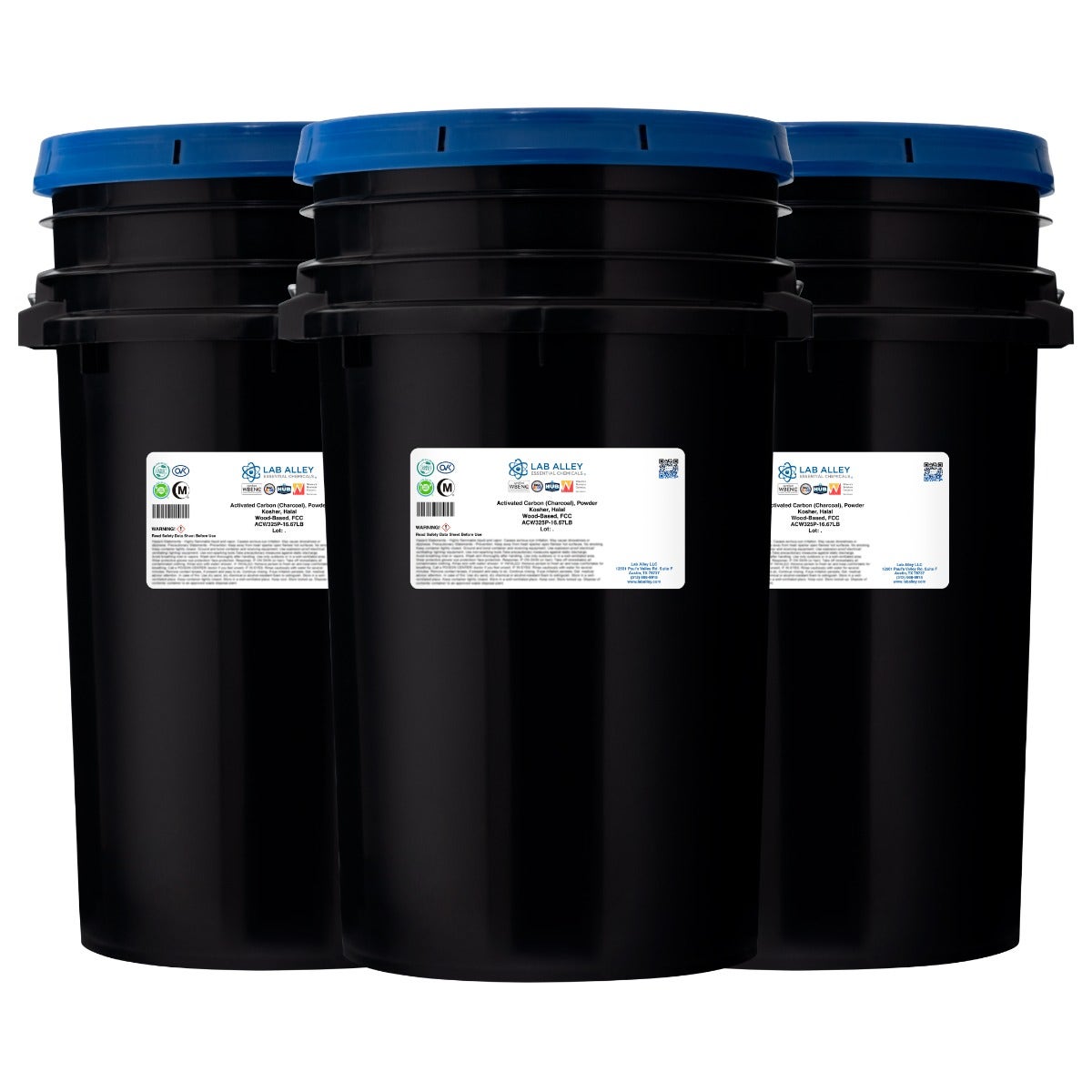 Activated Carbon (Charcoal) Powder, Food Grade, Kosher, Halal