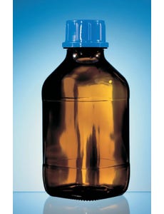 Amber Safety-Coated Bottles