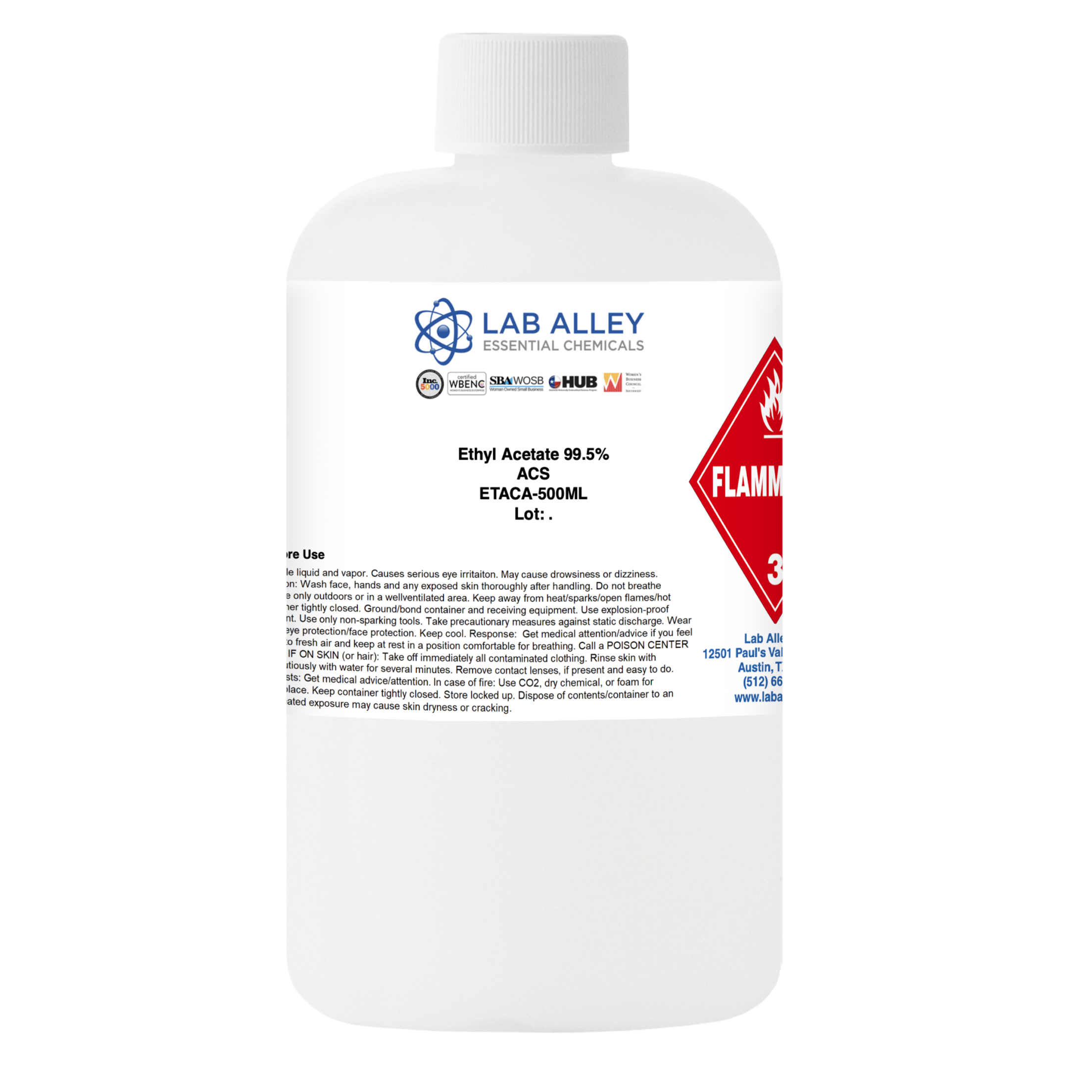 Ethyl Acetate 99.5% ACS Grade