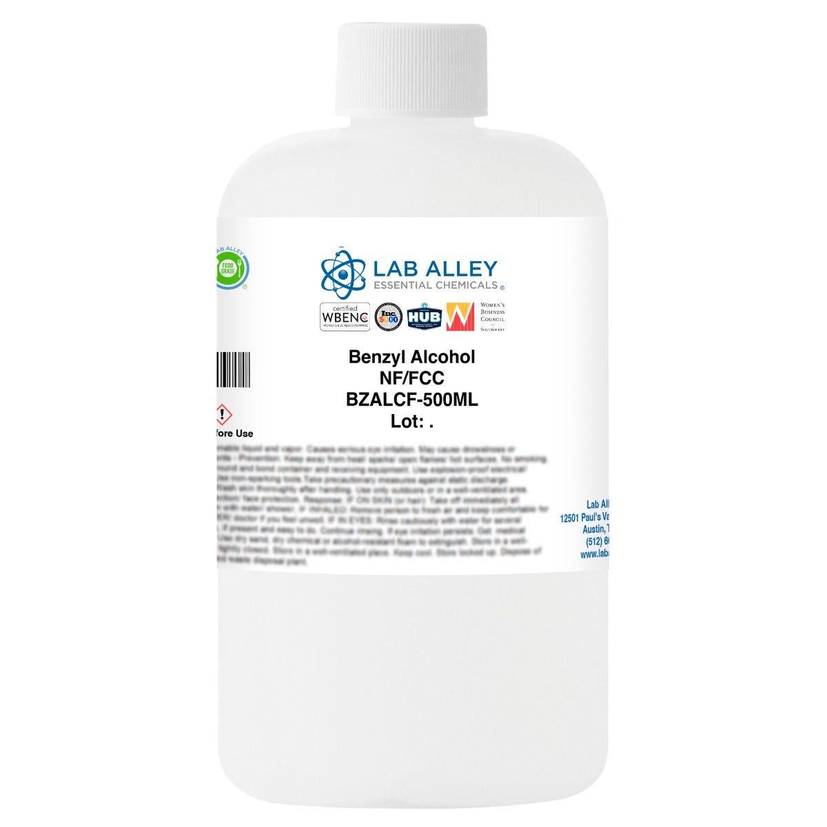 Benzyl Alcohol NF/FCC Grade