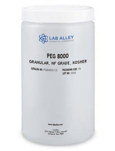 Polyethylene Glycol (PEG) 8000, Granular, NF Grade, Kosher