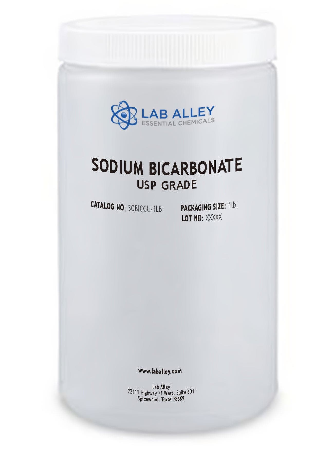 Sodium Bicarbonate, USP/FCC Grade, Kosher, Halal