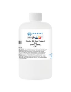 Castor Oil, Cold Pressed, Lab Grade