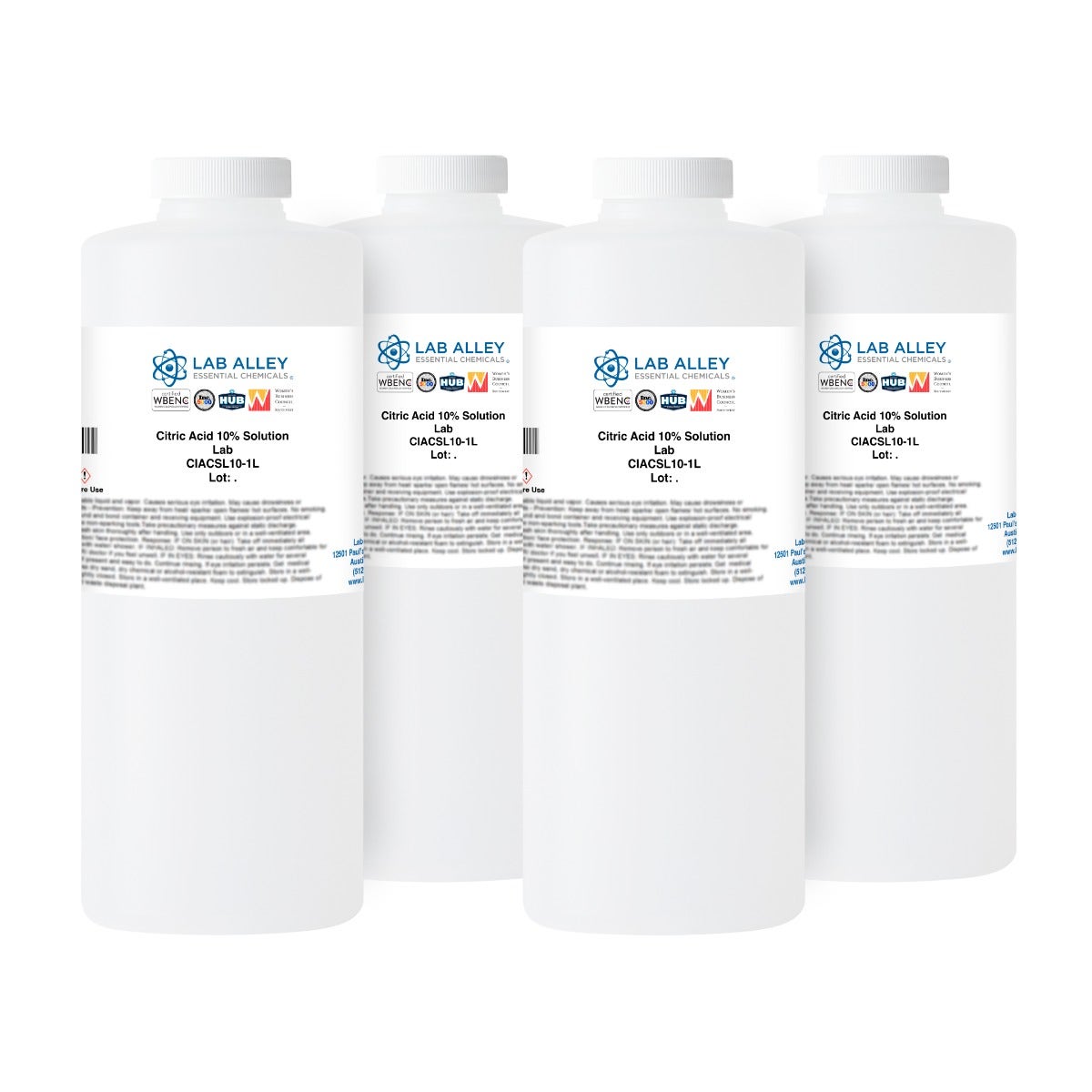Citric Acid 10% Solution, Lab Grade