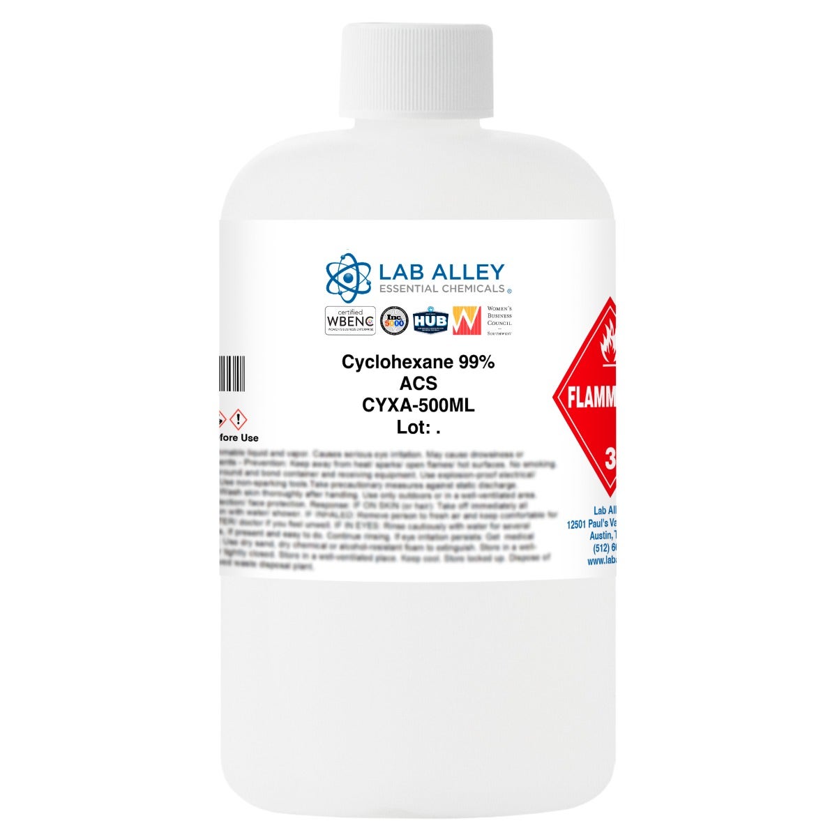 Cyclohexane 99% ACS Grade