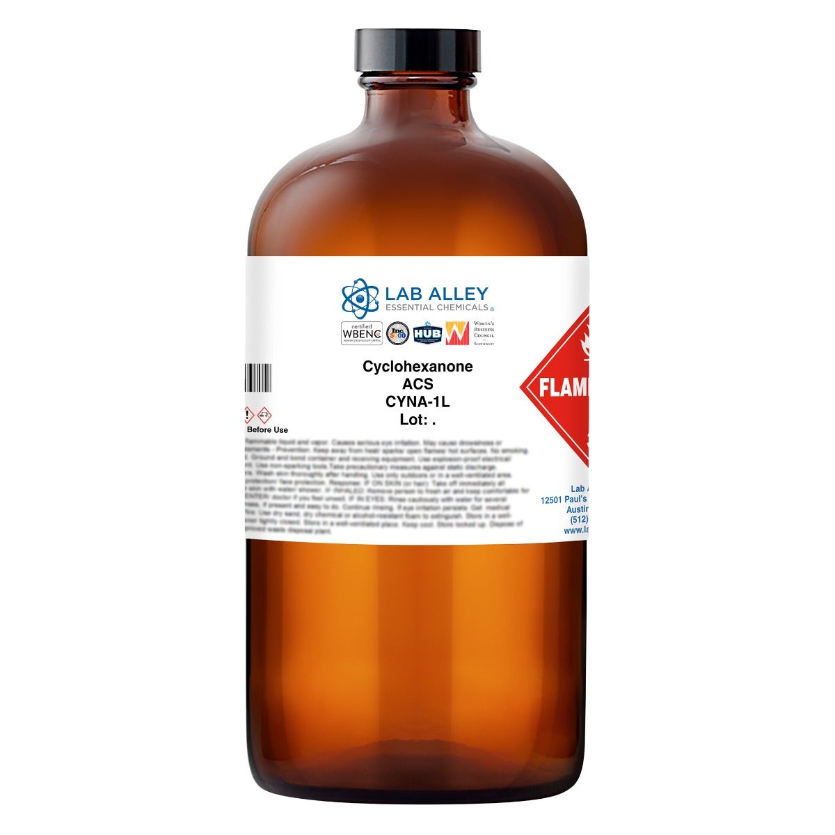 Cyclohexanone, ACS Grade | Lab Alley