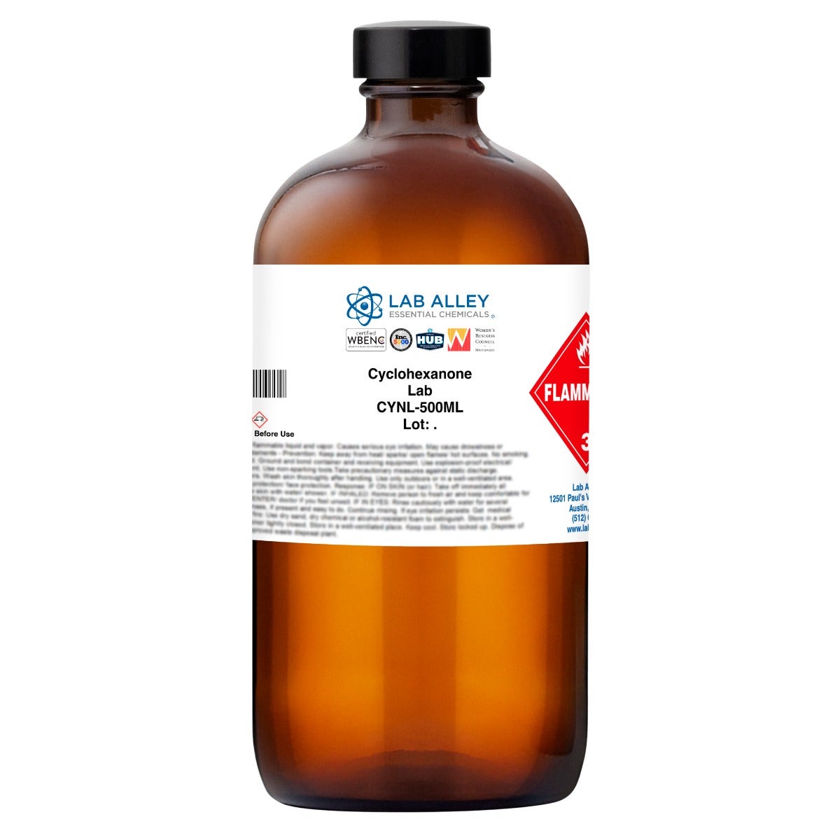 Cyclohexanone, Lab Grade