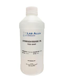 Hydrogen Peroxide 3% Solution, Food Grade, Kosher, Halal