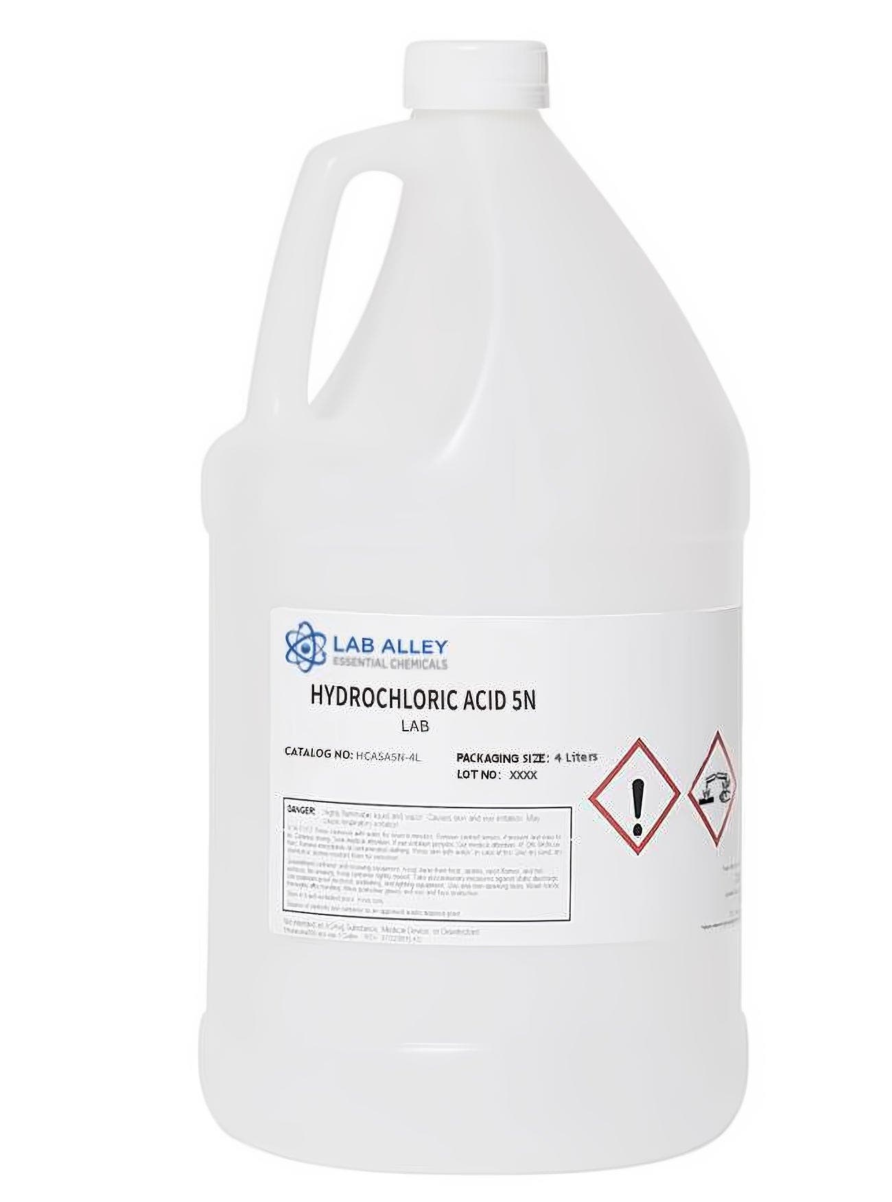 Hydrochloric Acid 5N, Lab Grade