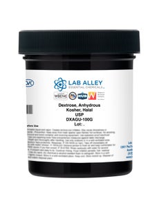 Dextrose, Anhydrous, USP Grade, Kosher, Halal