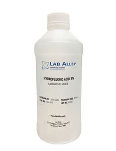Hydrofluoric Acid 5% Solution, Lab Grade