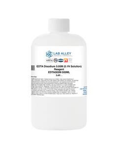 EDTA Disodium 0.05M (0.1N) Solution, Reagent Grade