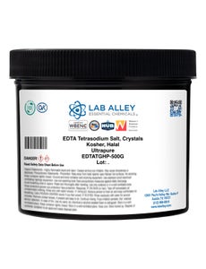 EDTA, Tetrasodium Salt, Crystals, Ultrapure Grade, Kosher, Halal