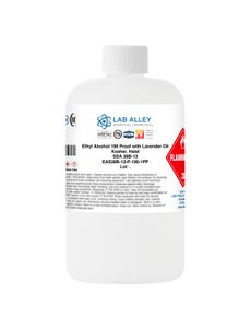 Ethanol 190 Proof (95%) w/ Lavender Oil, Kosher, Halal (SDA 38B-13)
