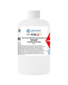 Ethanol 200 Proof w/ Eucalyptus Oil, Kosher, Halal (SDA 38B-56)