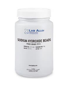 Sodium Hydroxide Beads FCC/Food Grade (Mesh Size 16 or 1.19mm)