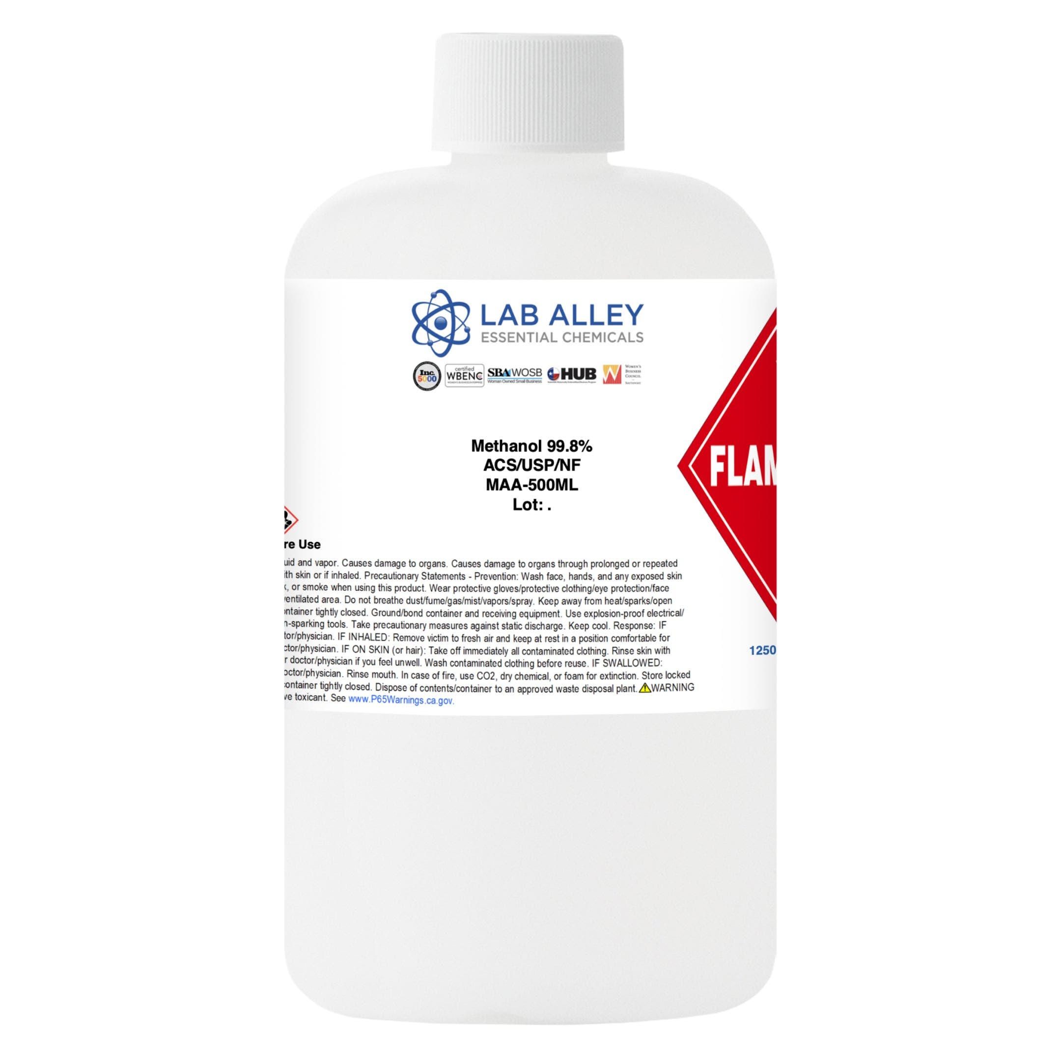 Methanol ≥99.8% ACS Reagent/USP/NF Grade