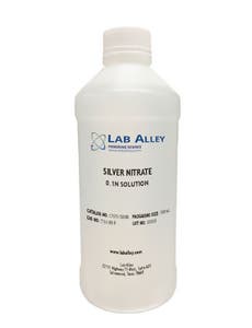 Silver Nitrate 0.1N (0.1M) Solution