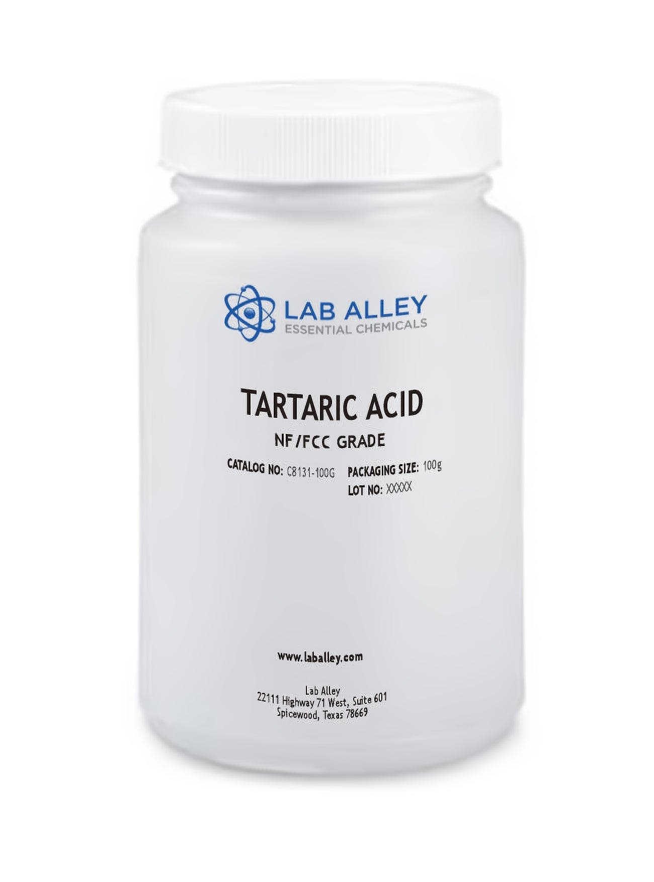 Tartaric Acid Powder NF/Food Grade (FCC)