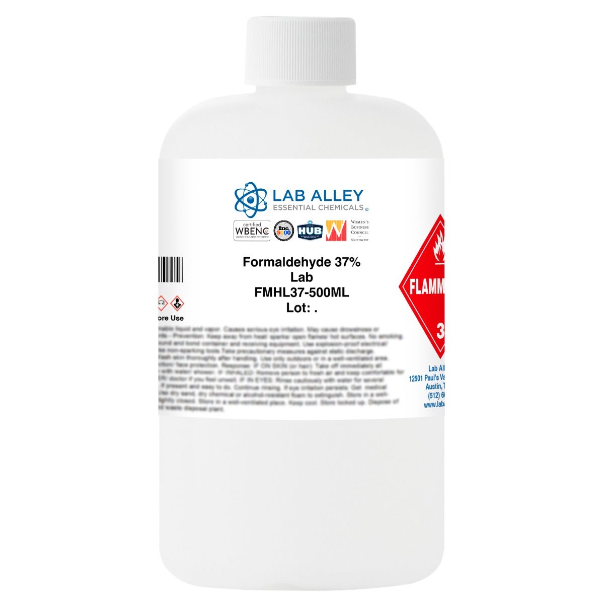Formaldehyde 37% Lab Grade
