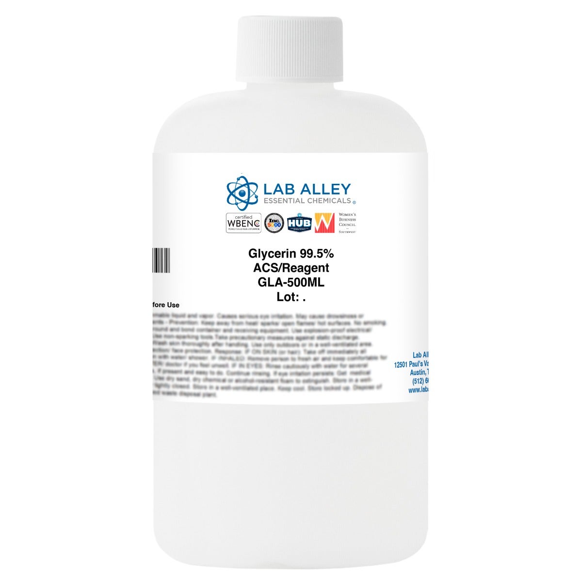 Glycerin 99.5% ACS Reagent Grade