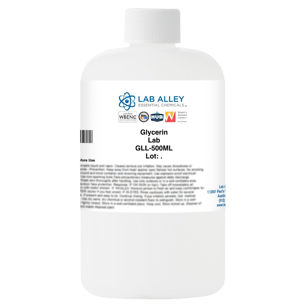 Glycerin Lab/Technical/AR Grade