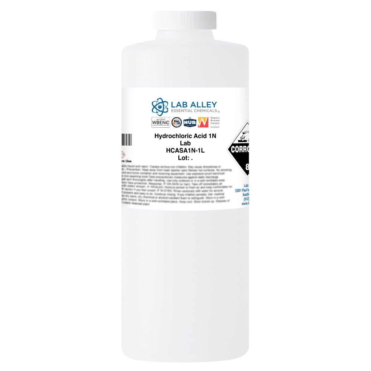 Hydrochloric Acid 1N, Lab Grade