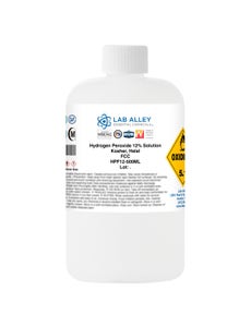 Lab Alley Hydrogen Peroxide 12% Food Grade, Kosher, Halal