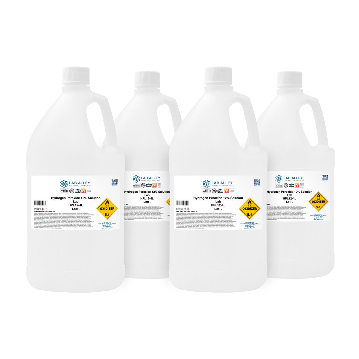 Hydrogen Peroxide 12% Solution, Lab Grade | Lab Alley