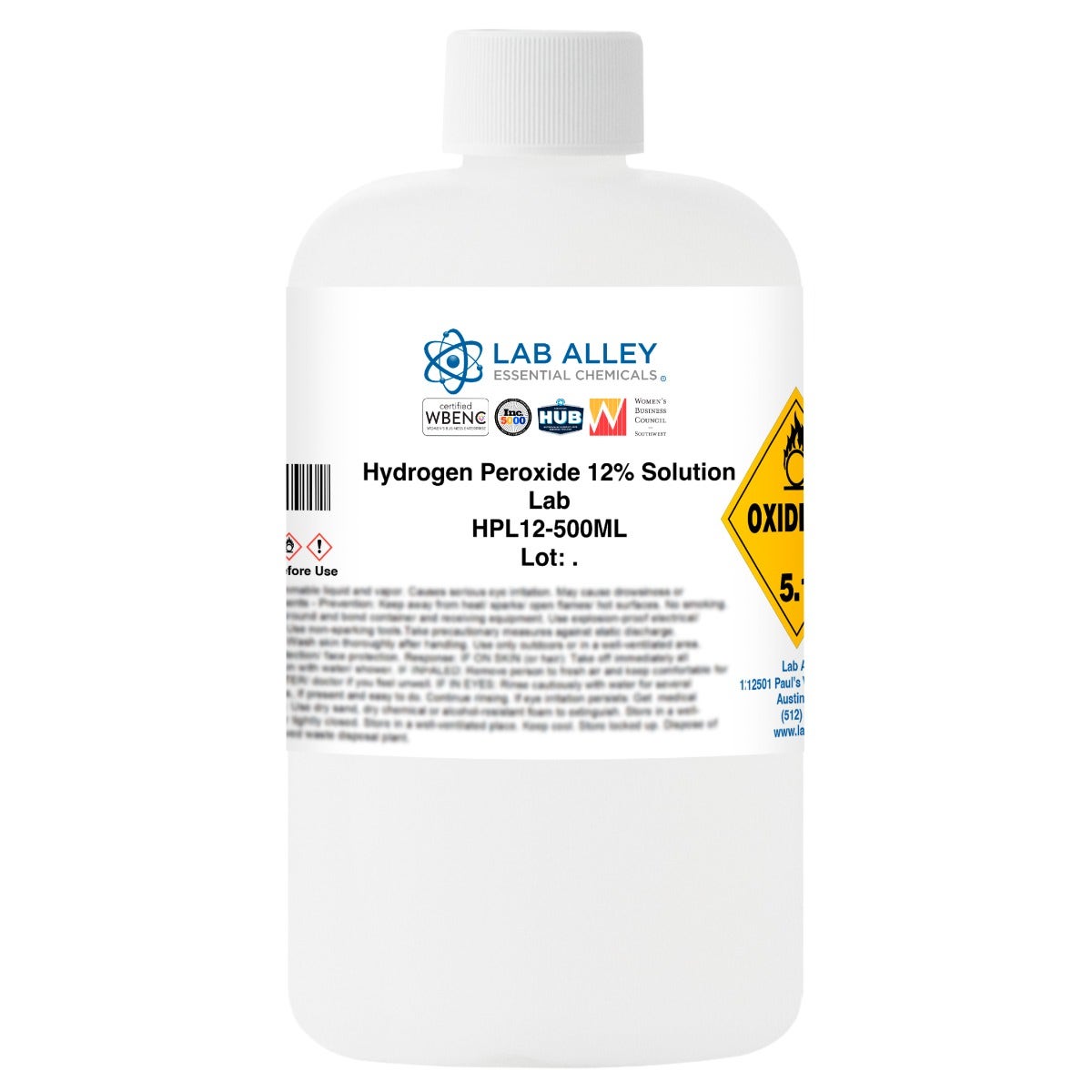 Hydrogen Peroxide 12% Solution, Lab Grade