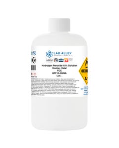Hydrogen Peroxide 15% Solution, Food Grade, Kosher, Halal