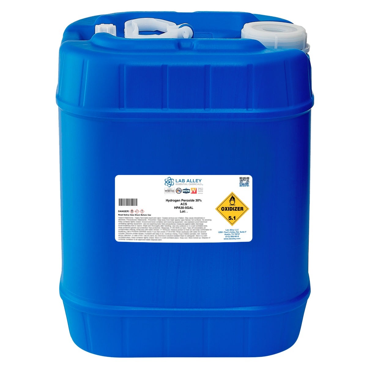 Hydrogen Peroxide 30% Solution, ACS Grade | Lab Alley