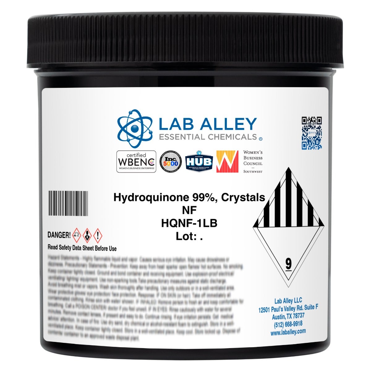 Hydroquinone Crystals 99% NF Grade