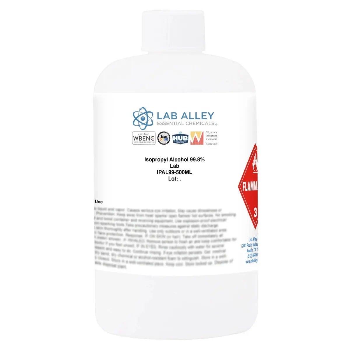 Isopropyl Alcohol 99.8% Lab Grade
