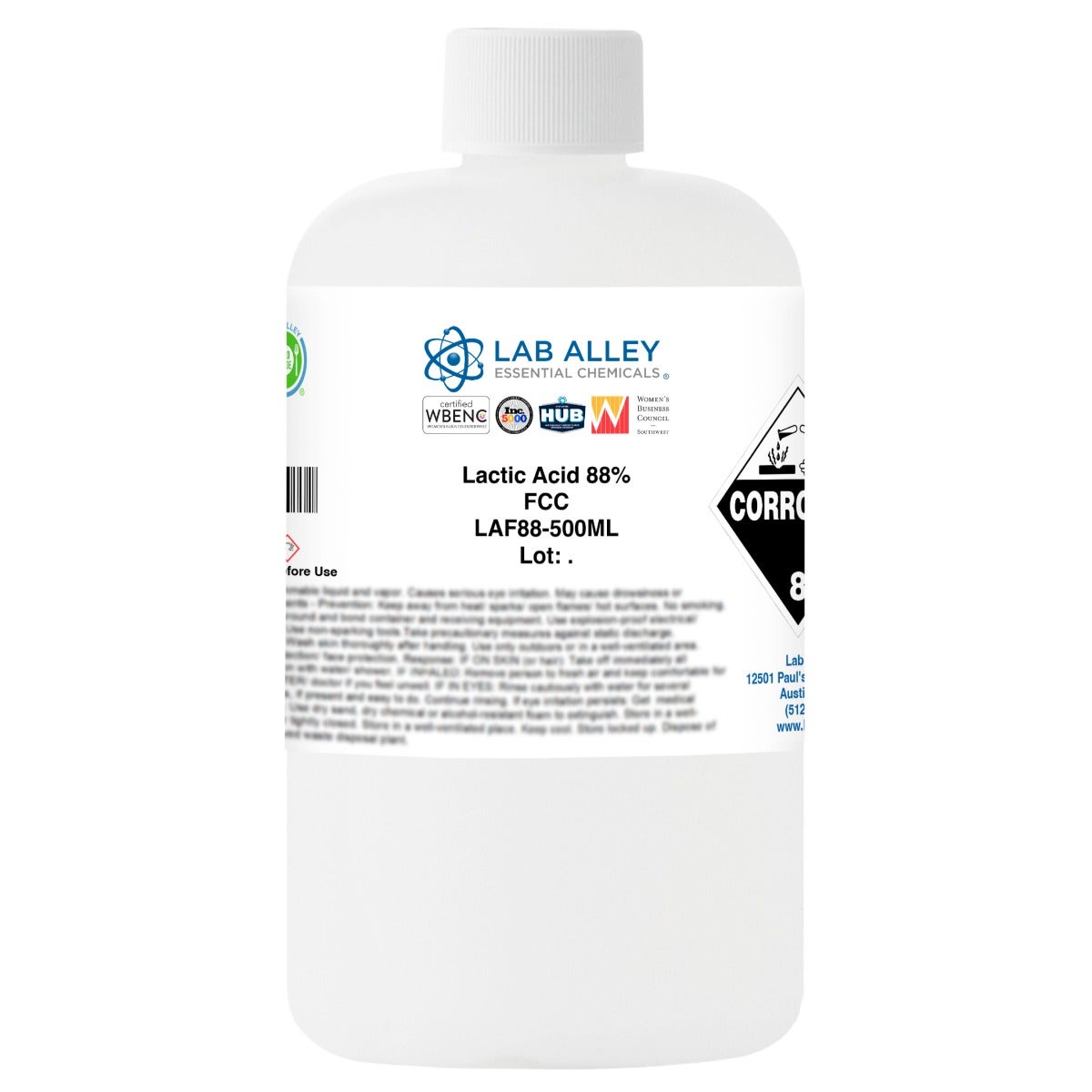Lactic Acid 88%, Food Grade (FCC)